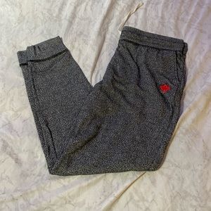 Woman’s thin sweatpants